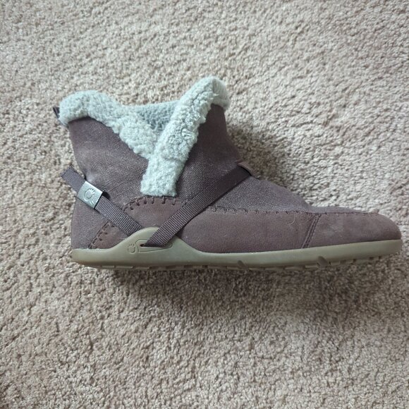 Xero Shoes Ashland Brown Womens Size 10.5 Pull On Faux Fur Barefoot Boots - Picture 7 of 14